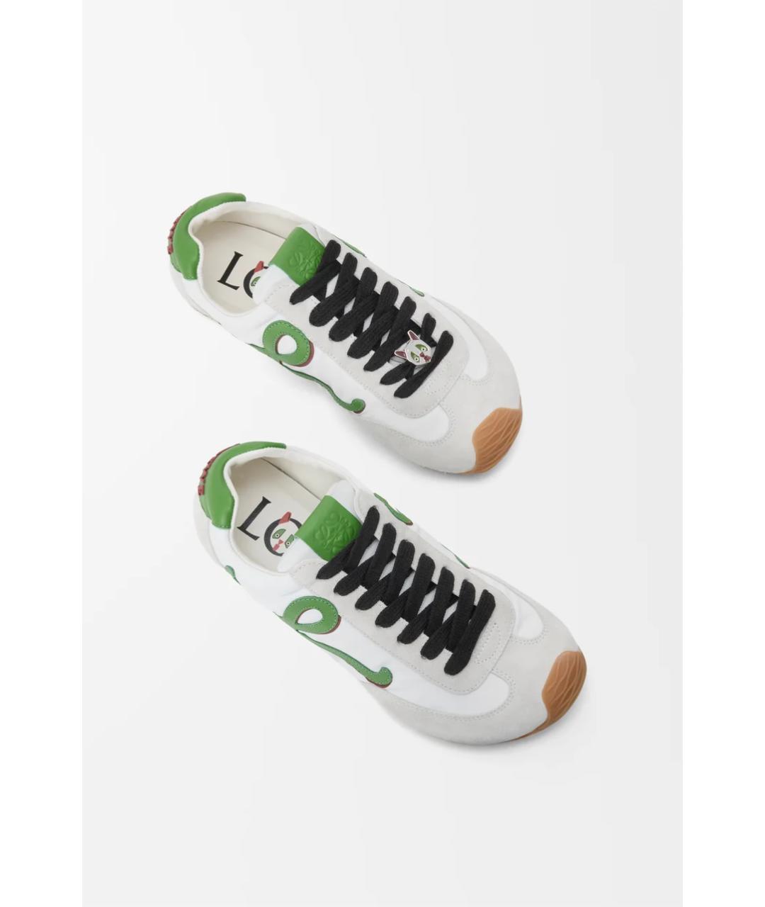 LOEWE Белые кроссовки, фото 4
