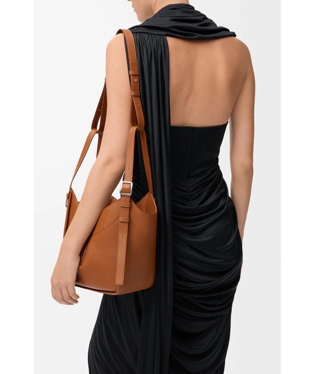 LOEWE Коричневая кожаная сумка тоут, фото 3