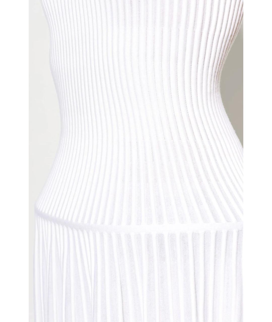 ALAIA Белое шерстяное платье, фото 4