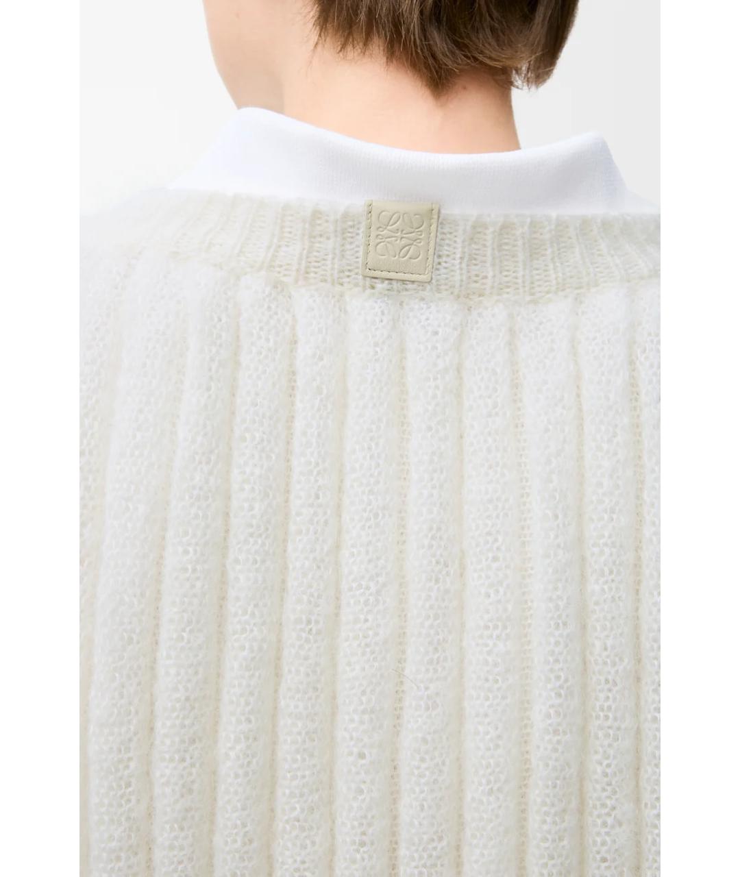 LOEWE Белый шерстяной джемпер / свитер, фото 5