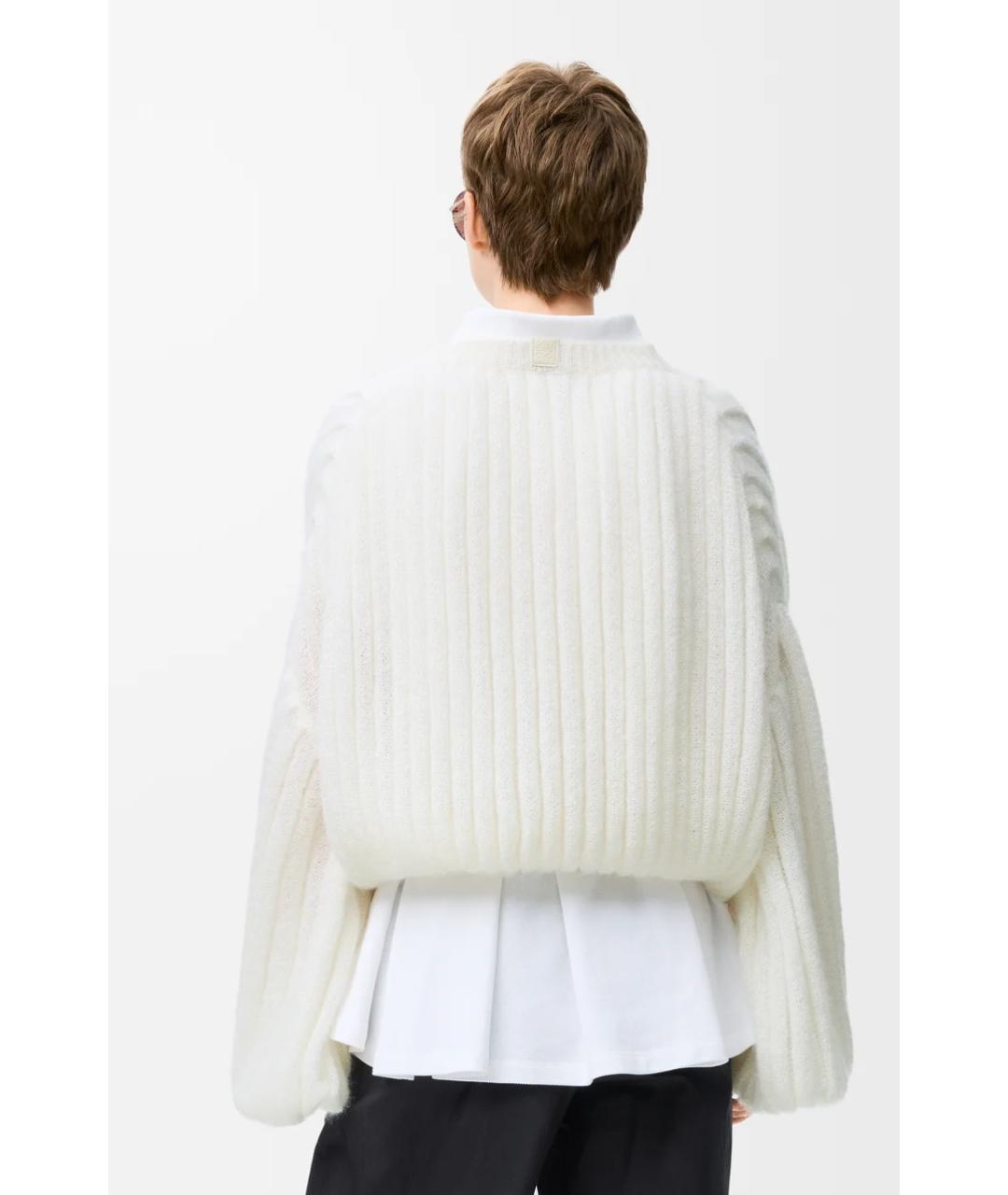LOEWE Белый шерстяной джемпер / свитер, фото 4