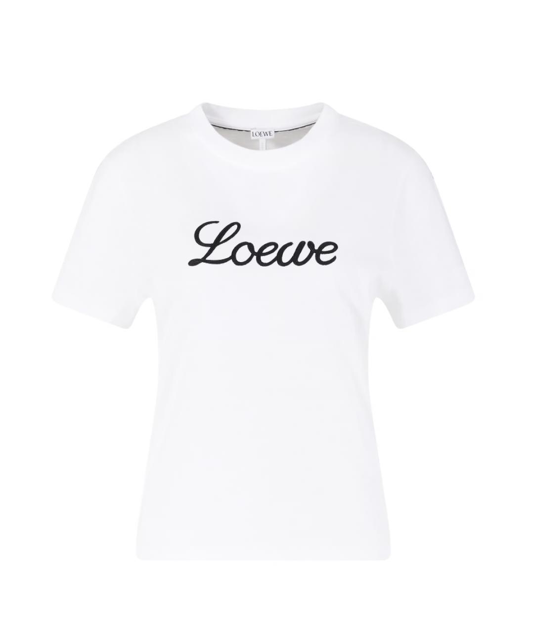 LOEWE Белая футболка, фото 1