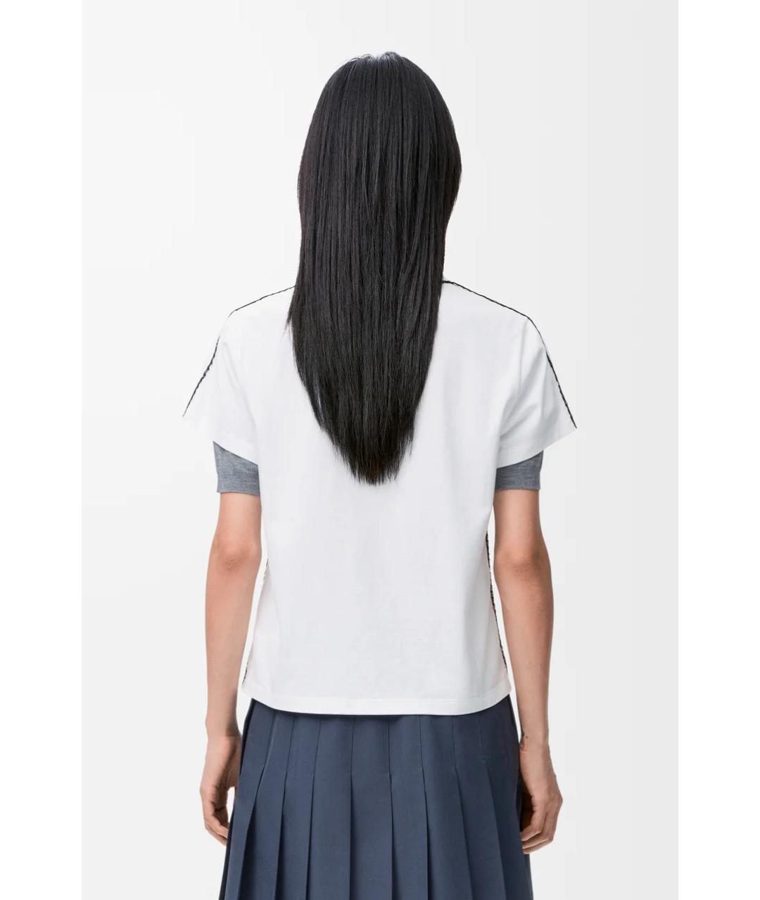 LOEWE Белая футболка, фото 4