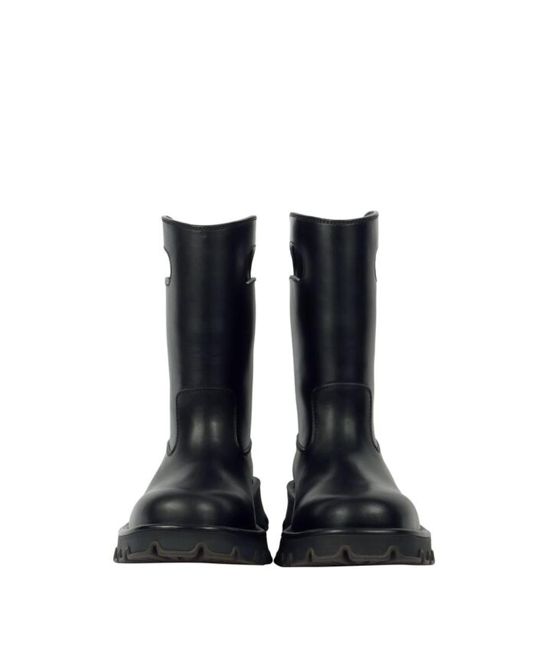 LOEWE Черные кожаные ботинки, фото 3