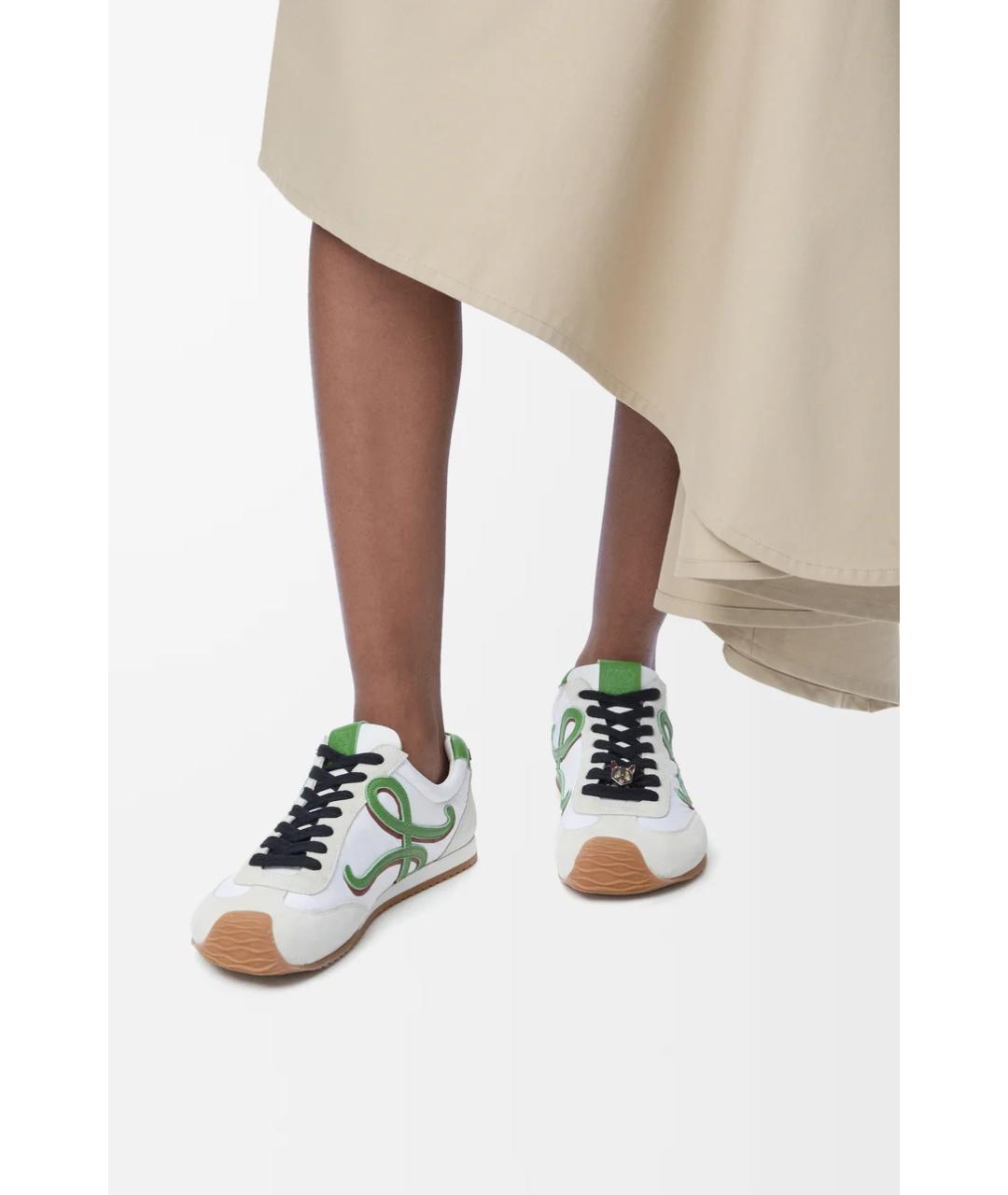 LOEWE Белые кроссовки, фото 2