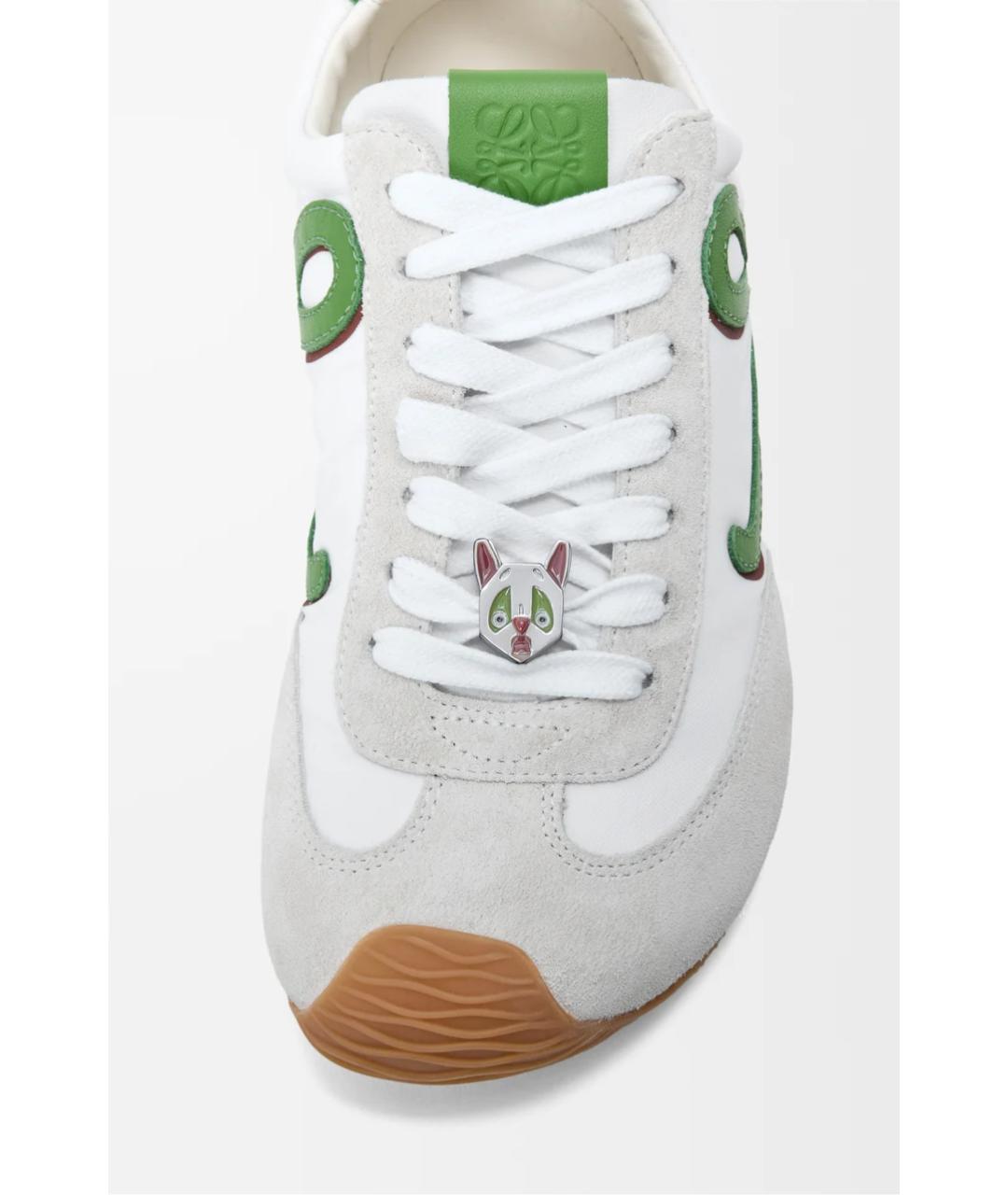 LOEWE Белые кроссовки, фото 5