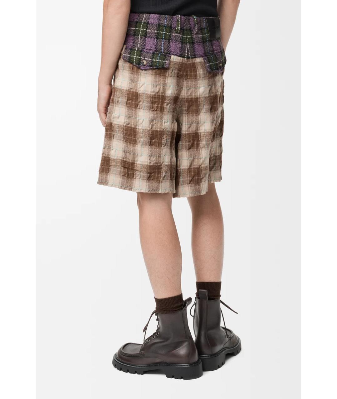 LOEWE Мульти шерстяные шорты, фото 4