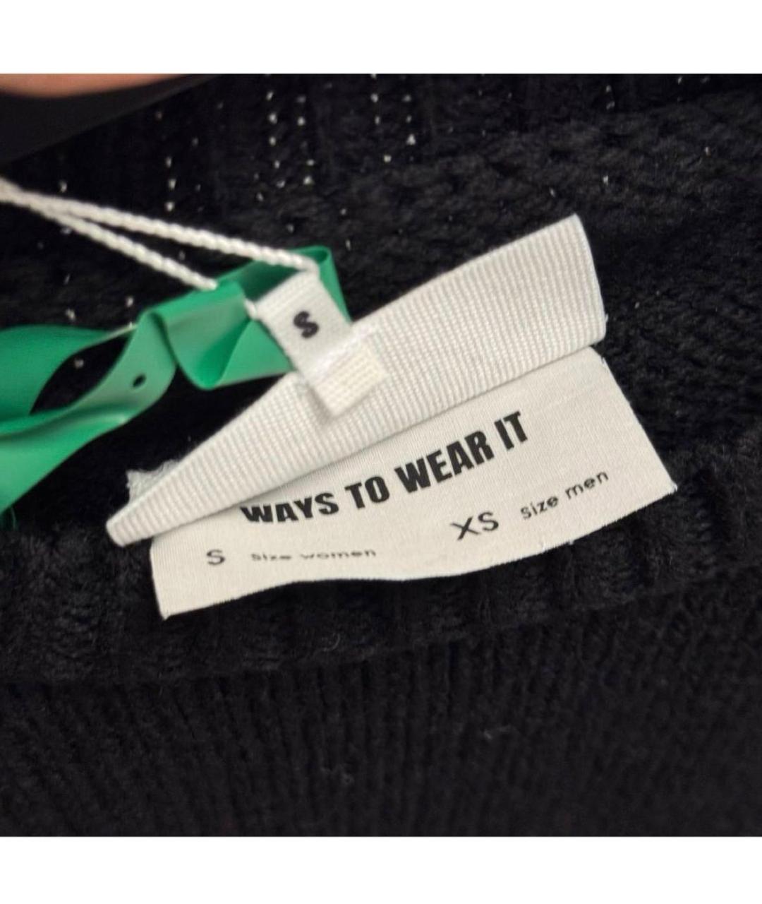 MM6 MAISON MARGIELA Черный шерстяной джемпер / свитер, фото 5