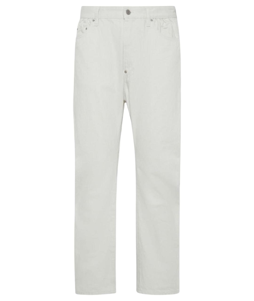 DSQUARED2 Бежевые хлопковые прямые джинсы, фото 1