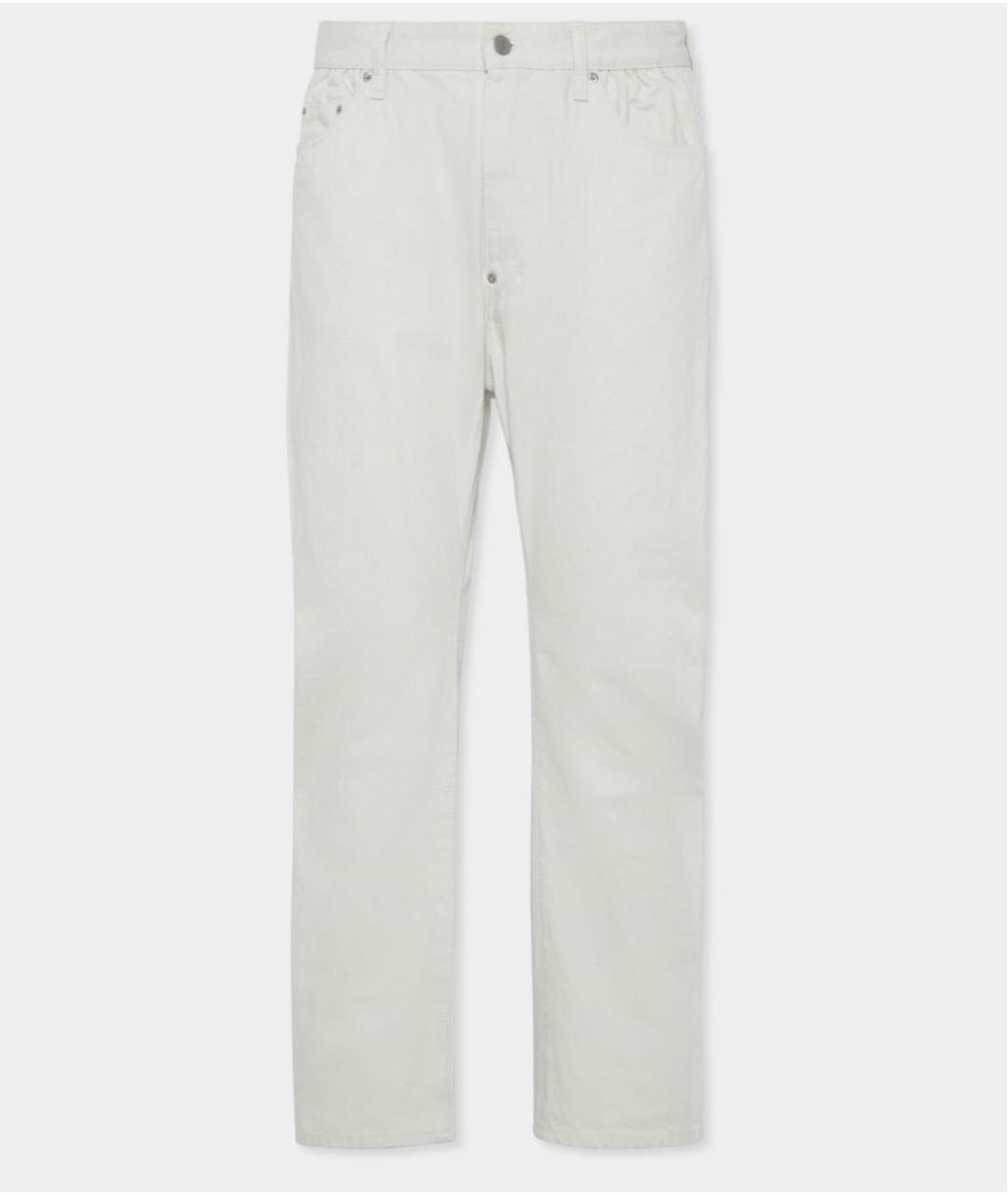 DSQUARED2 Бежевые хлопковые прямые джинсы, фото 9