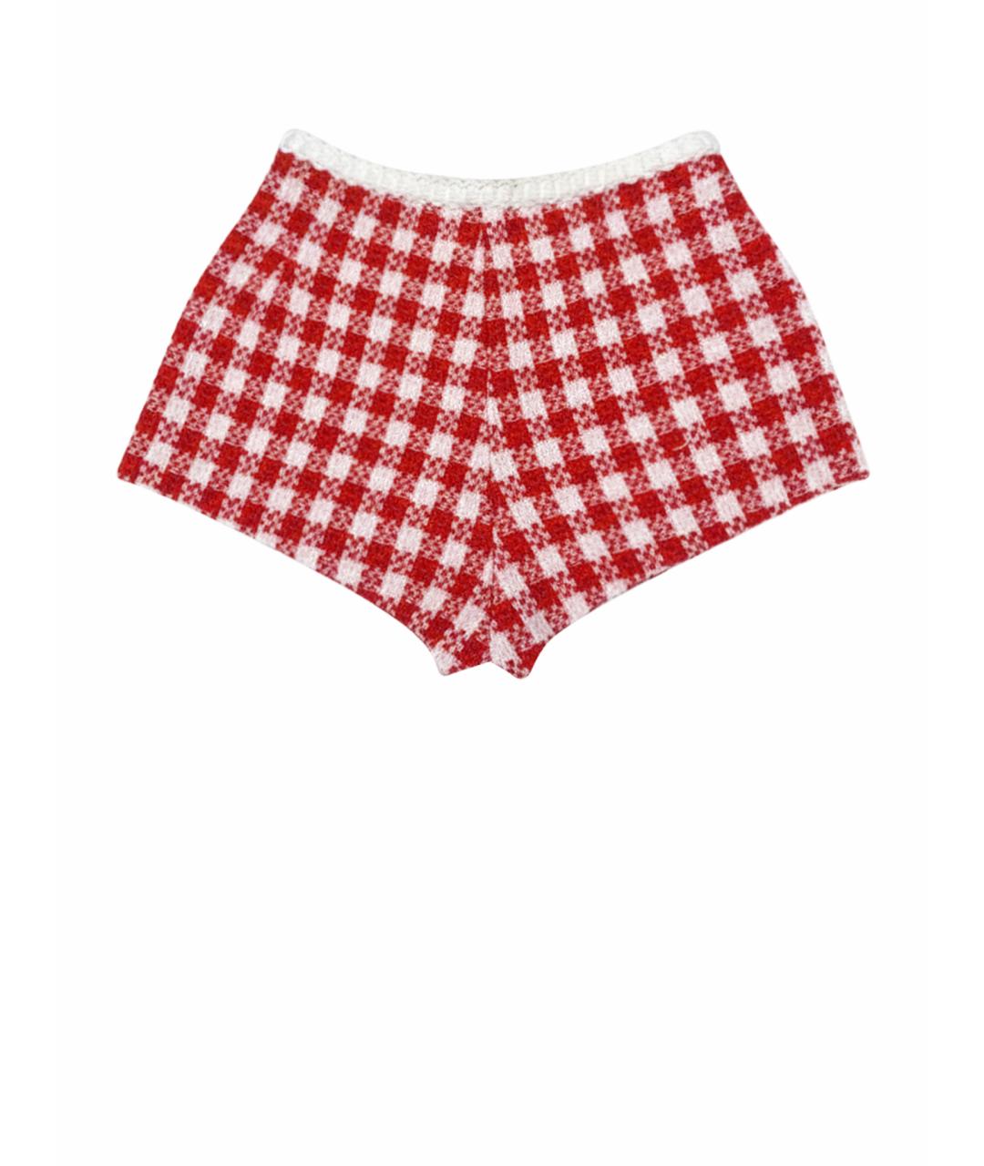 MIU MIU Мульти шерстяные шорты, фото 1