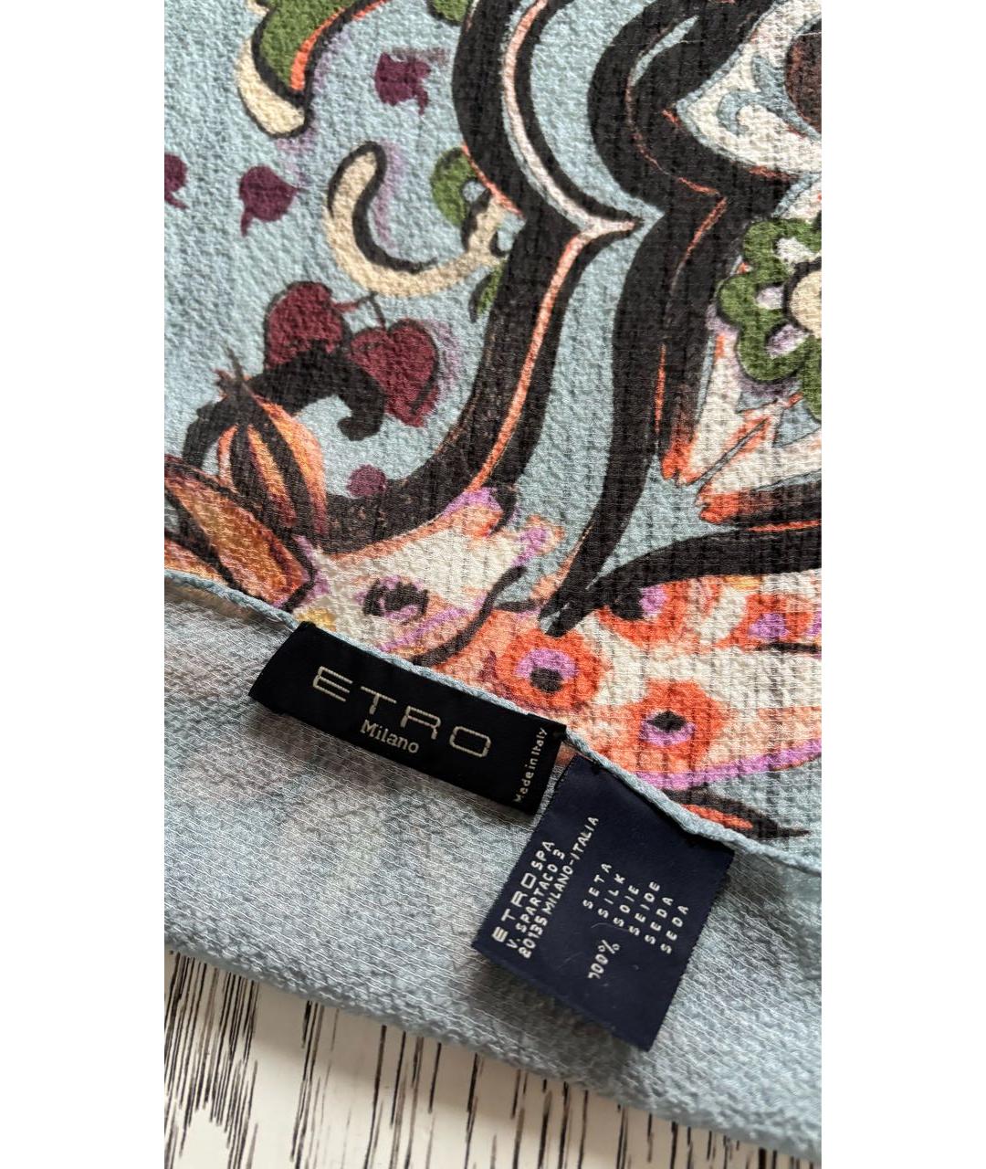 ETRO Мульти шелковый платок, фото 2