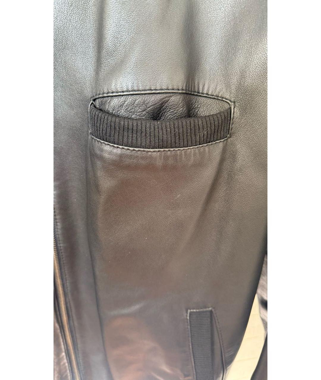 ICEBERG Черная кожаная куртка, фото 4