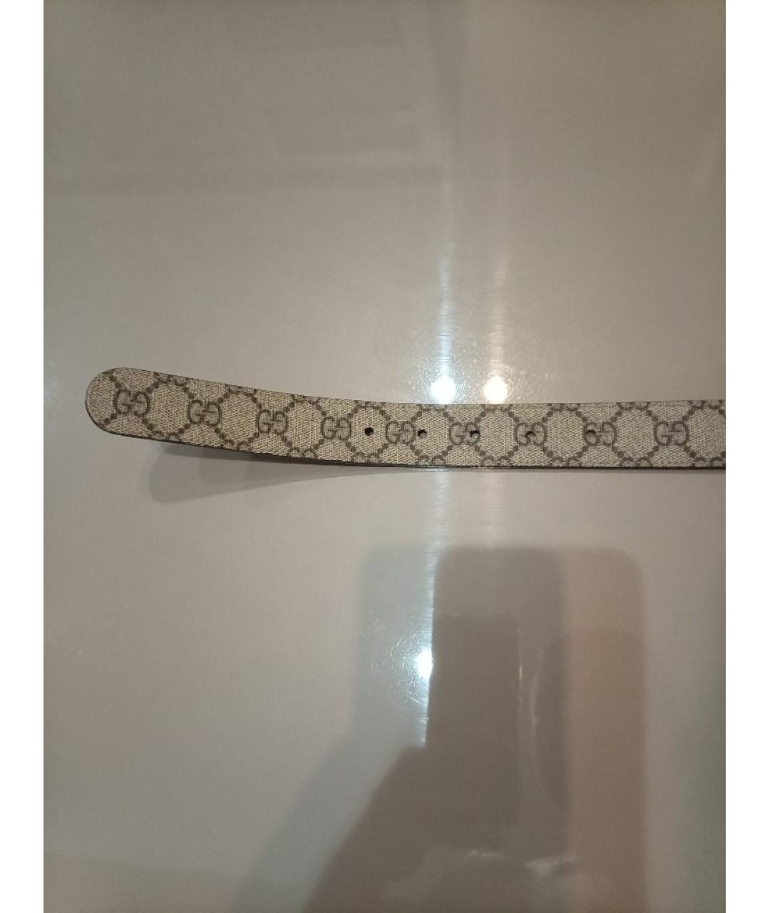 GUCCI Черный кожаный ремень, фото 3