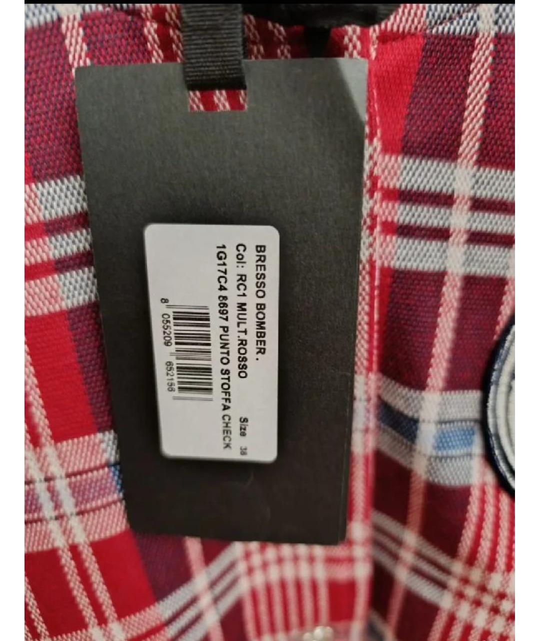 PINKO Красный хлопковый жакет/пиджак, фото 5