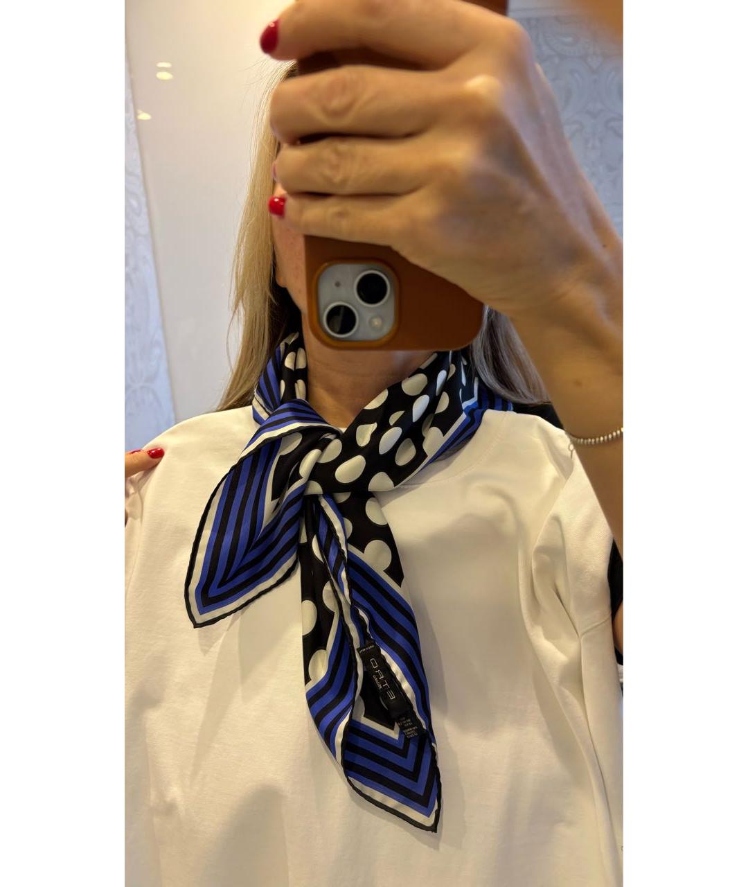 ETRO Мульти шелковый платок, фото 4