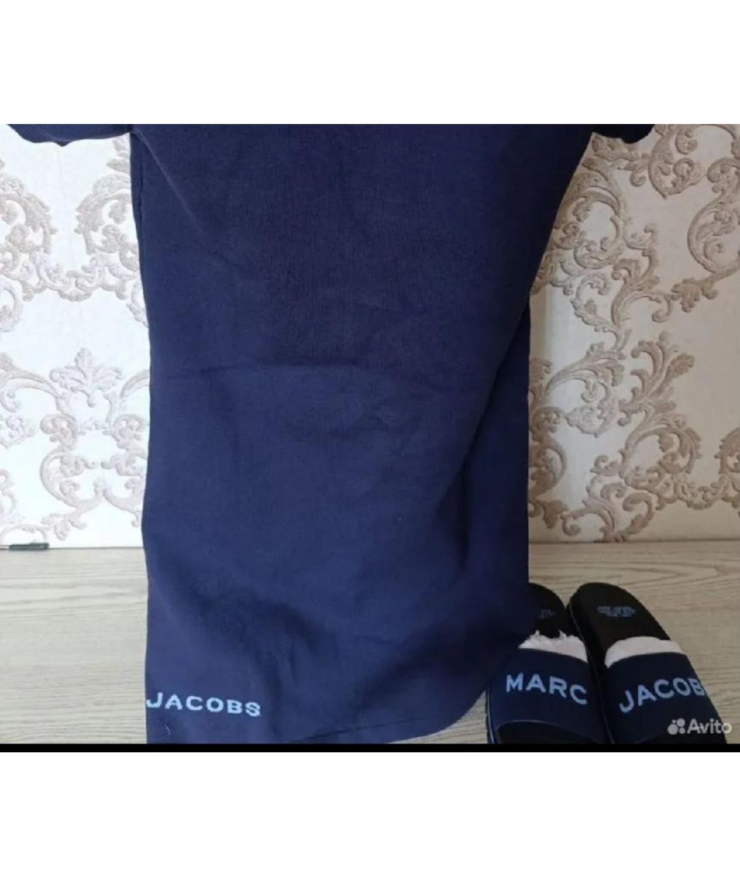 MARC JACOBS Темно-синее хлопковое повседневное платье, фото 2