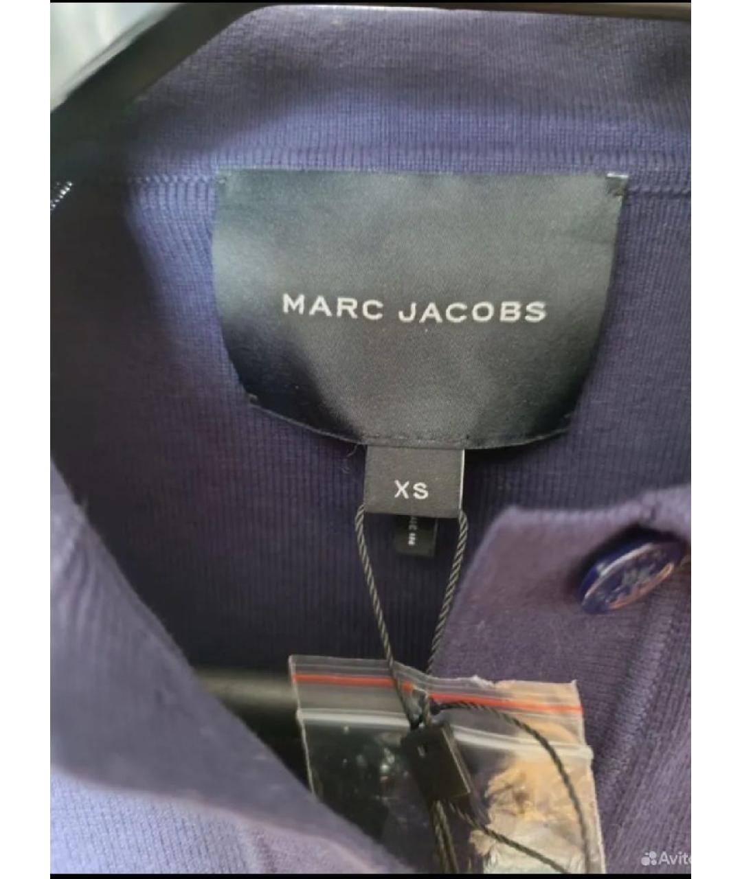MARC JACOBS Темно-синее хлопковое повседневное платье, фото 3