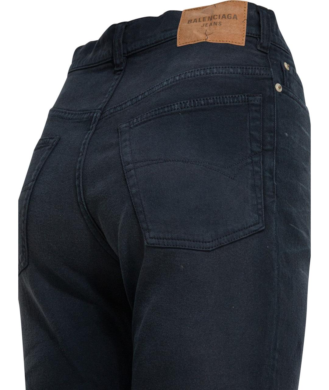 BALENCIAGA Синие хлопковые джинсы слим, фото 4