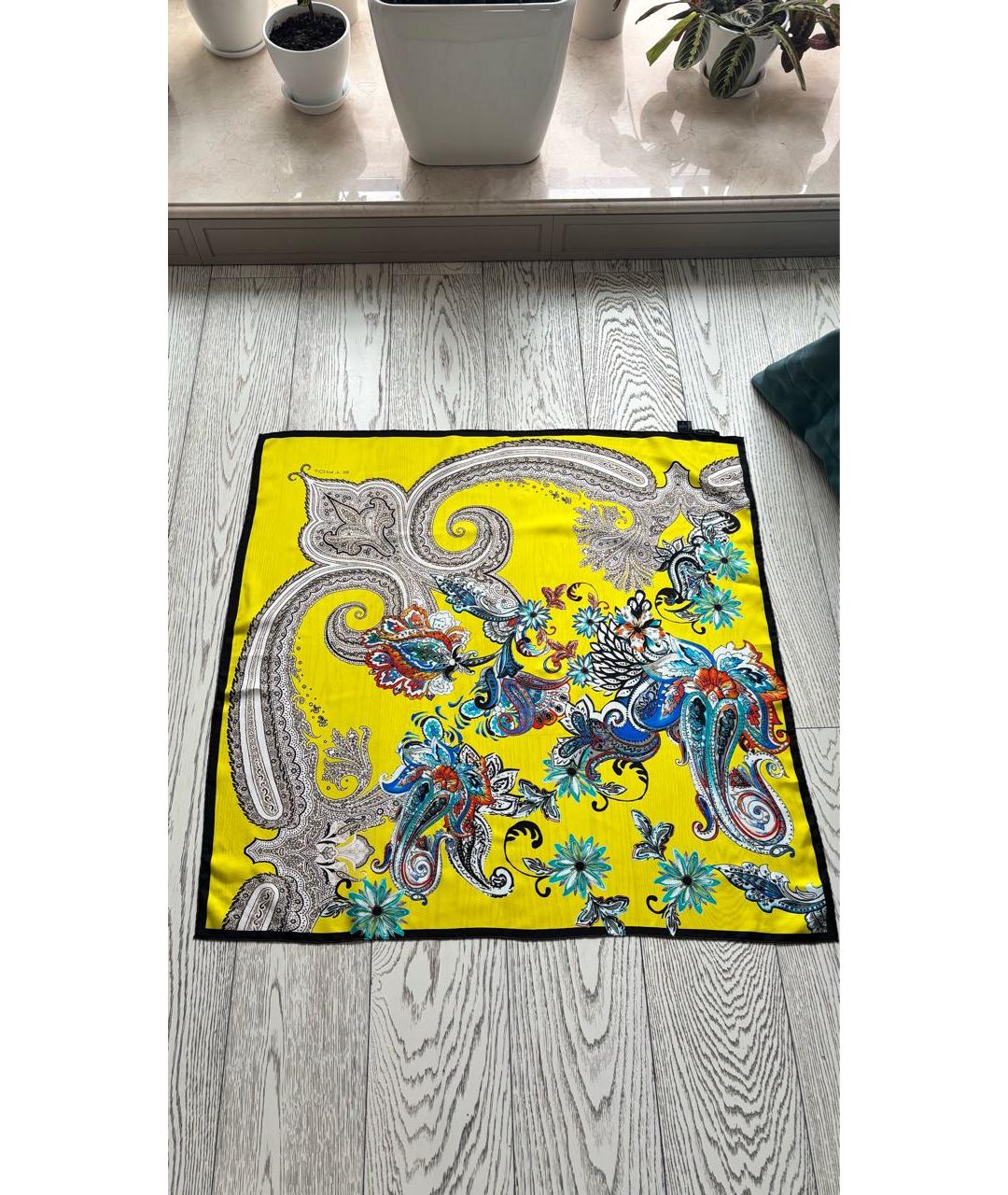 ETRO Мульти шелковый платок, фото 7