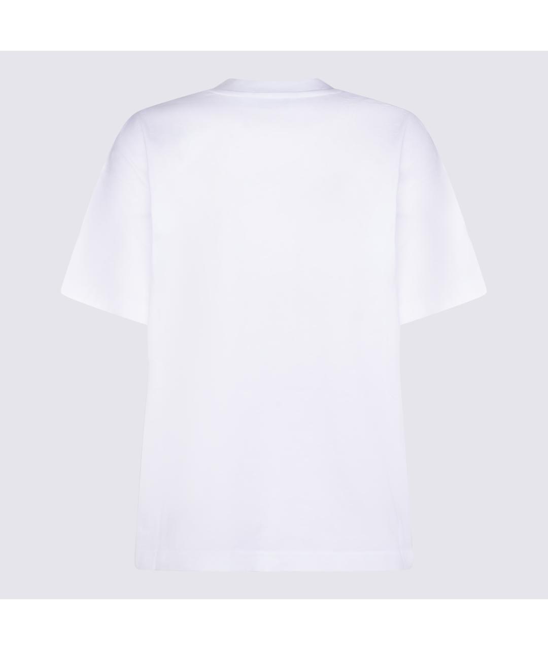 MOSCHINO Белая хлопковая футболка, фото 2