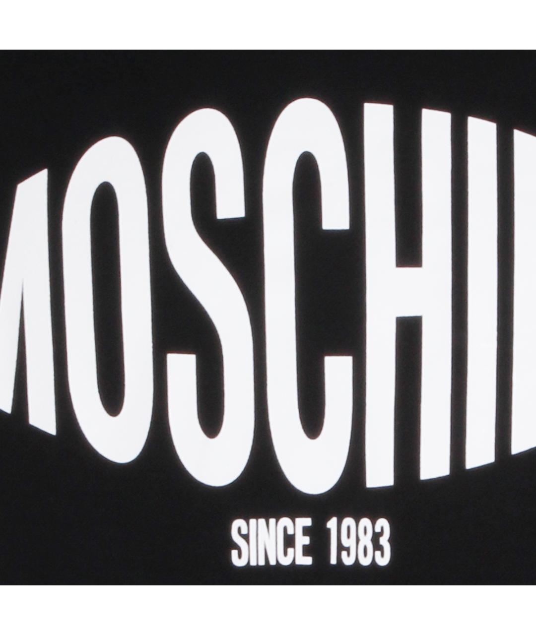 MOSCHINO Черный хлопковый джемпер / свитер, фото 3