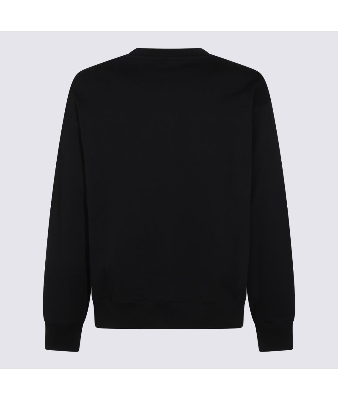 MOSCHINO Черный хлопковый джемпер / свитер, фото 2