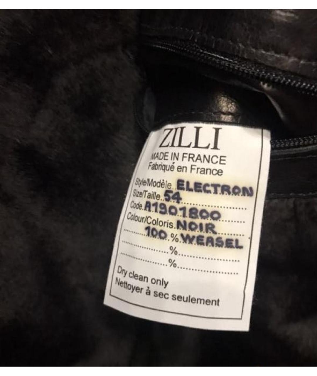 ZILLI Черная кожаная куртка, фото 3