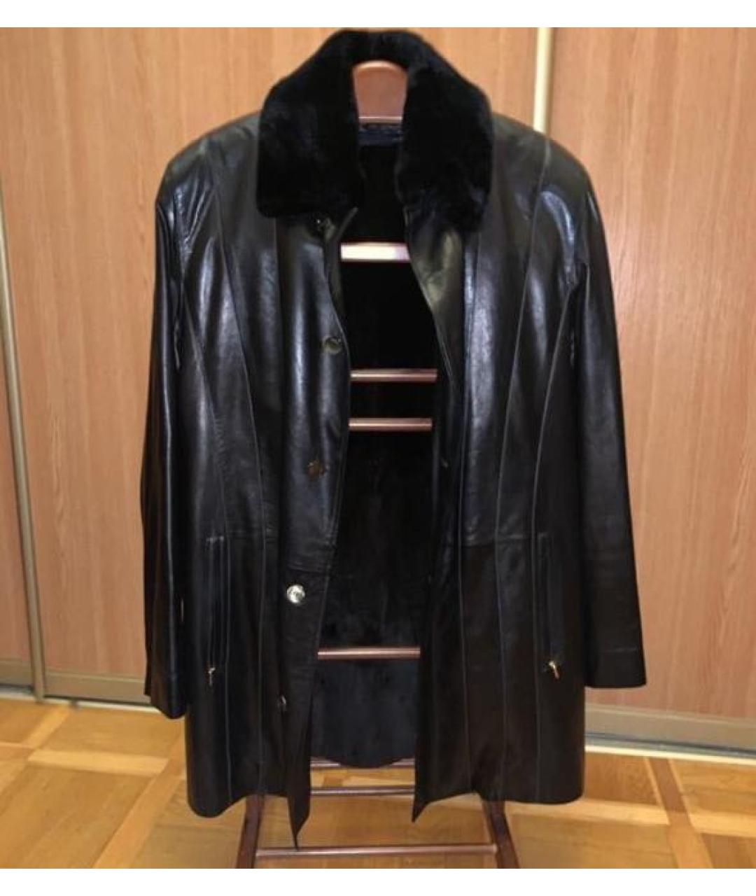 ZILLI Черная кожаная куртка, фото 7