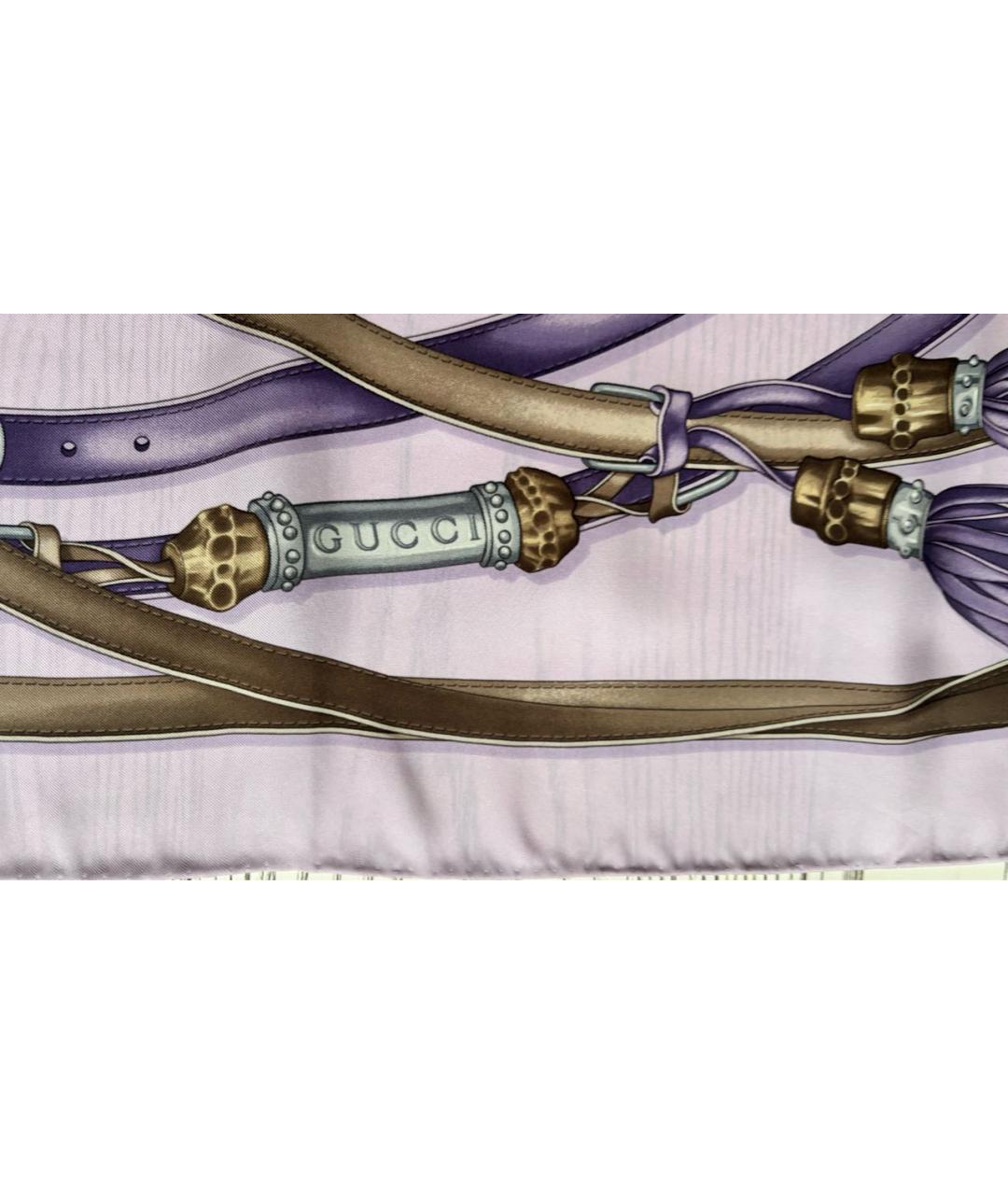 GUCCI Мульти шелковый платок, фото 4