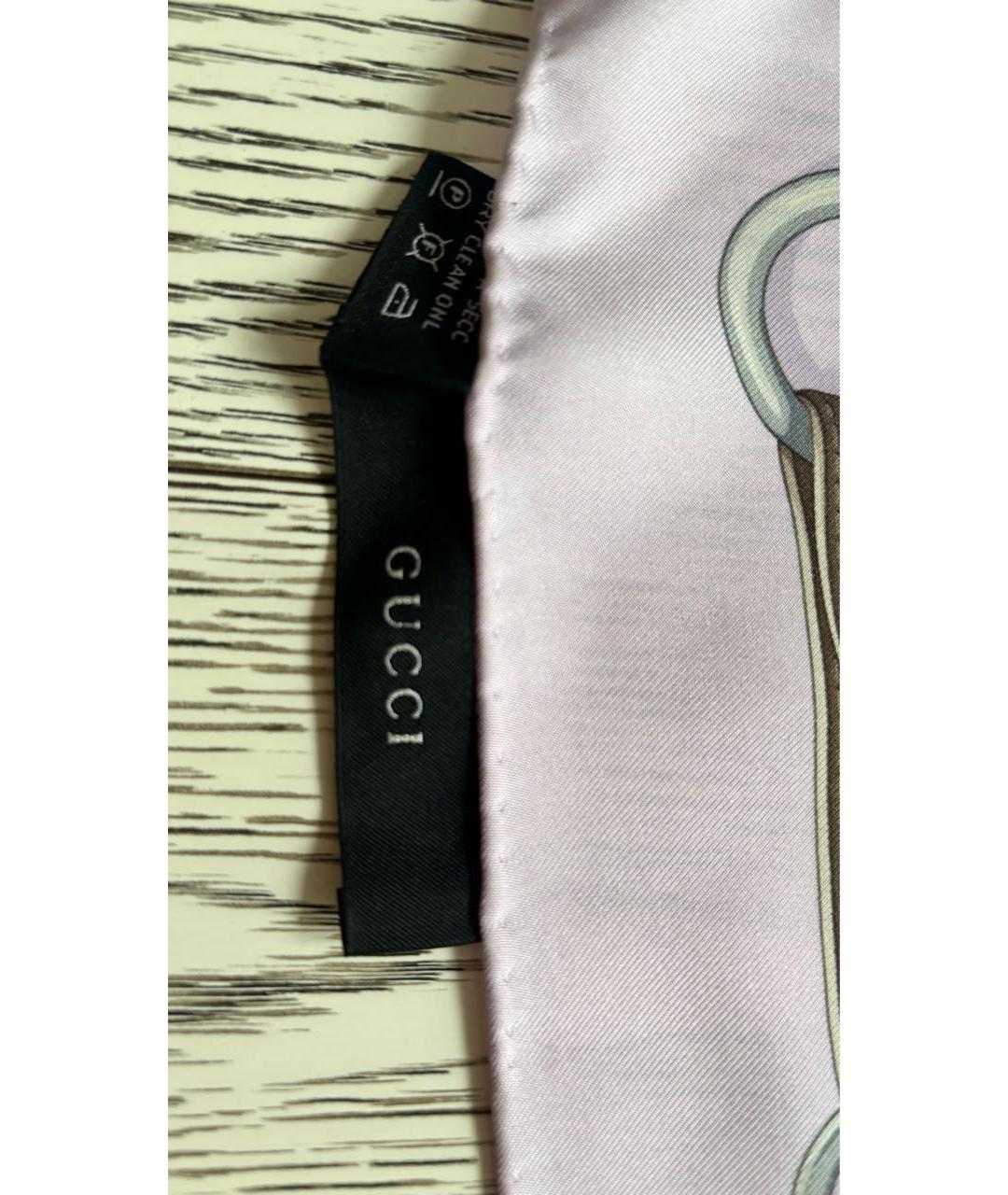 GUCCI Мульти шелковый платок, фото 2