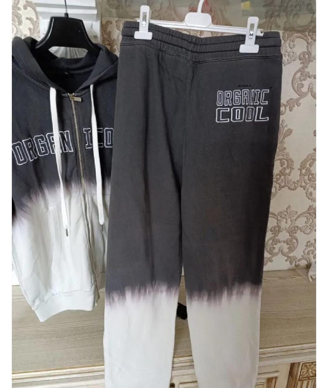 PINKO Серый хлопковый спортивные костюмы, фото 3