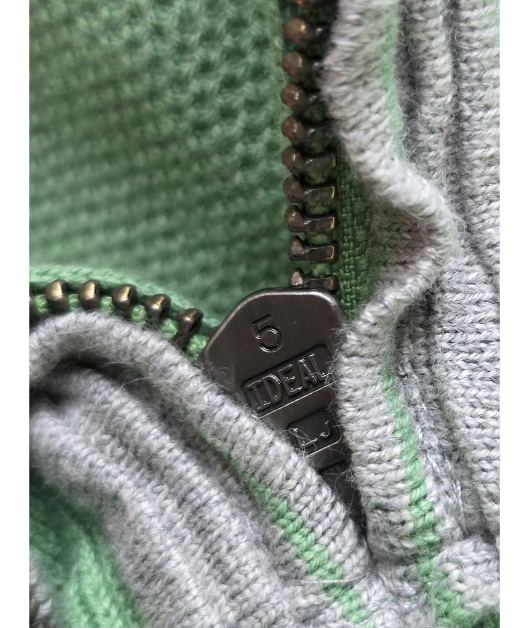 POLO RALPH LAUREN Зеленый хлопковый джемпер / свитер, фото 7