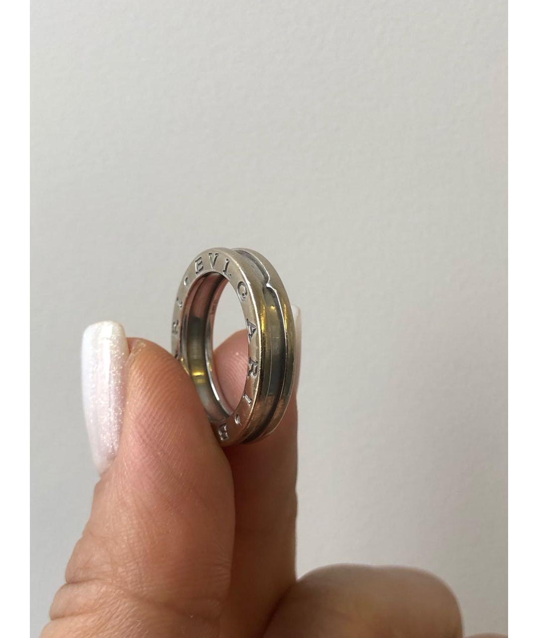 BVLGARI Серебряное кольцо из белого золота, фото 3