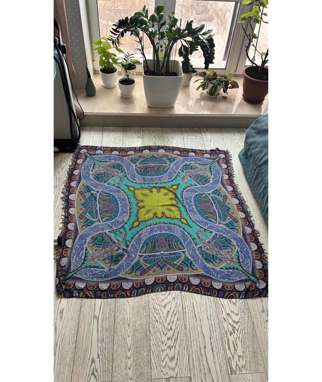 ETRO Мульти кашемировый платок, фото 6