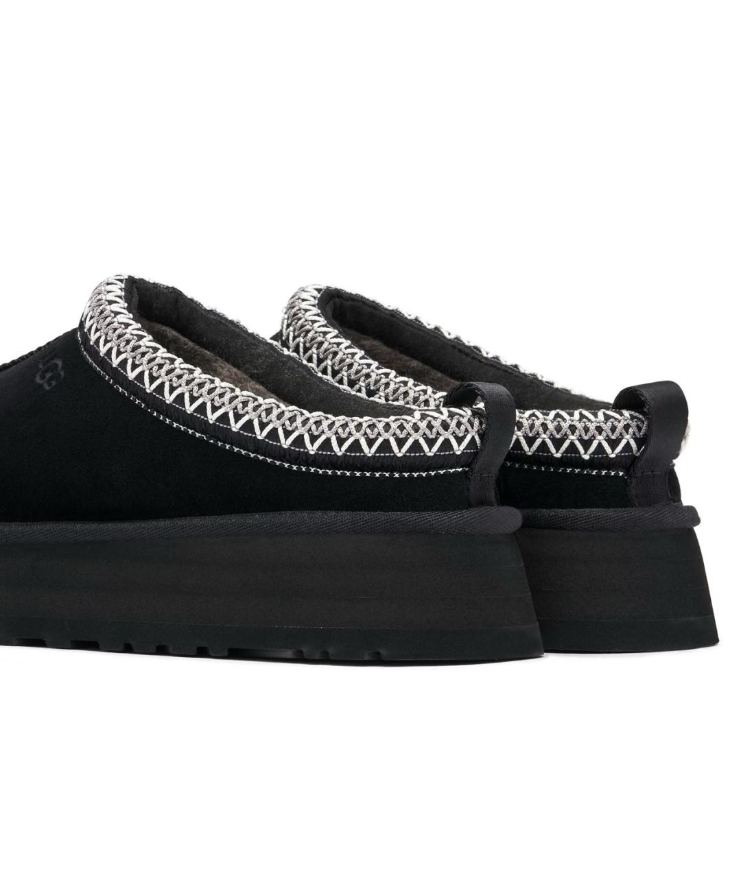 UGG AUSTRALIA Черные замшевые сабо, фото 3