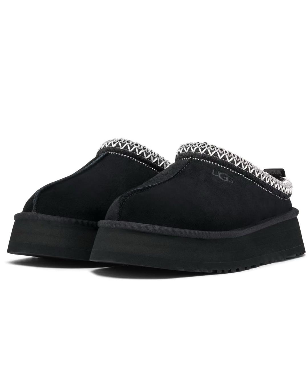 UGG AUSTRALIA Черные замшевые сабо, фото 6