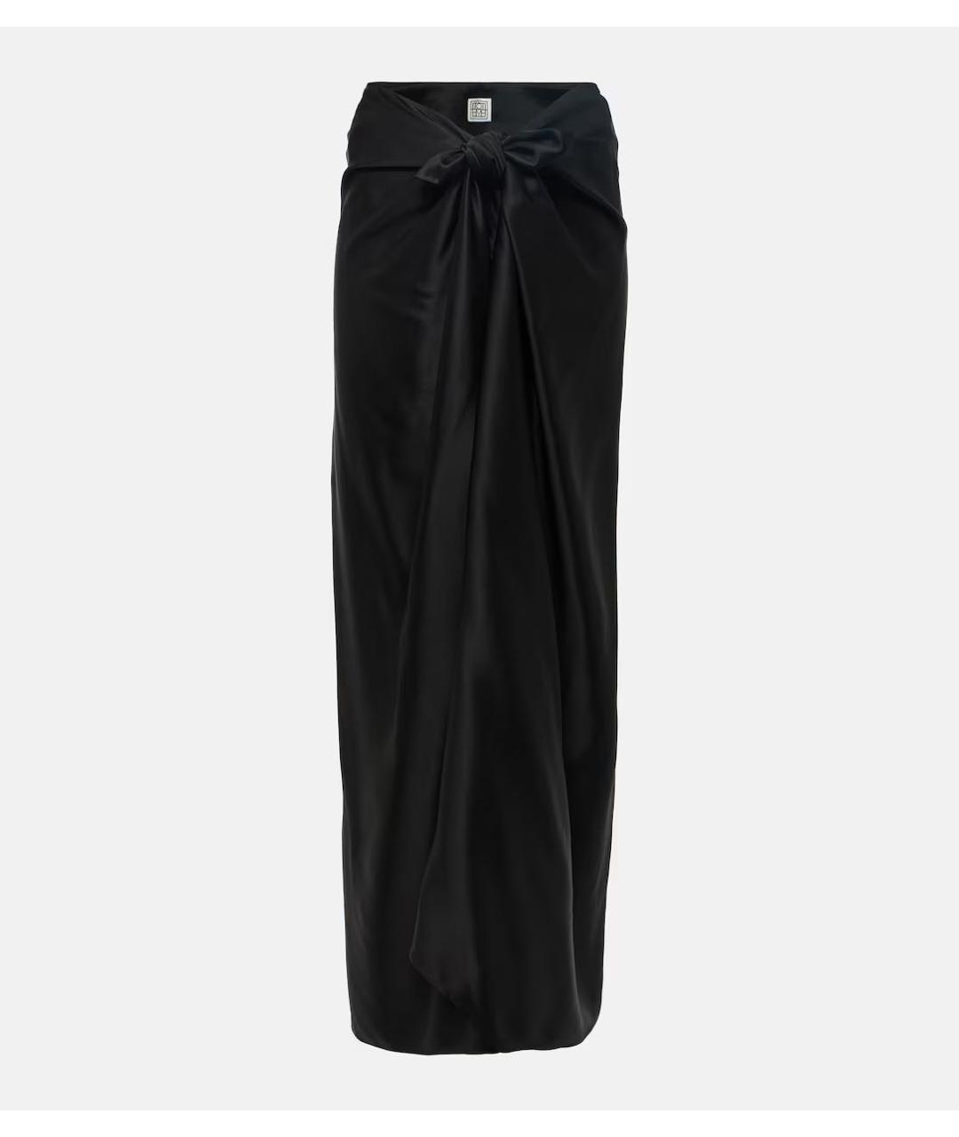 TOTEME Черная юбка макси, фото 4