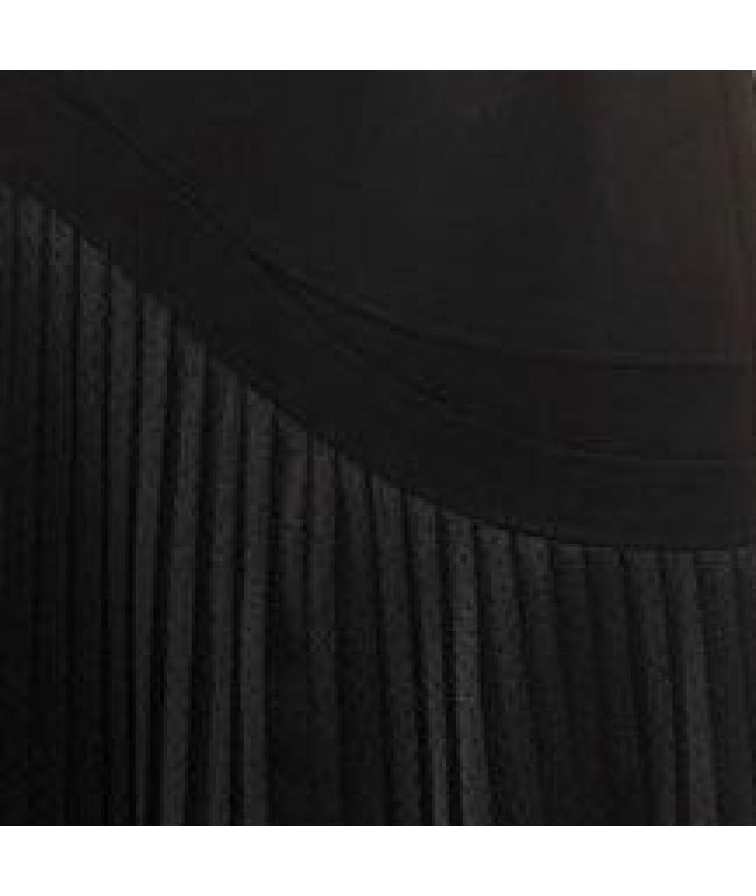 KARL LAGERFELD Черная вискозная юбка мини, фото 4