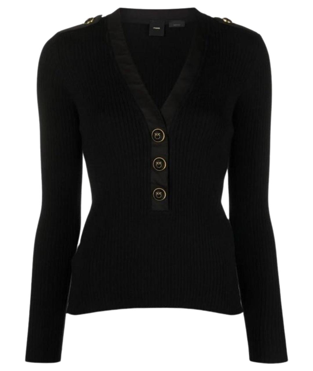 PINKO Черный джемпер / свитер, фото 1