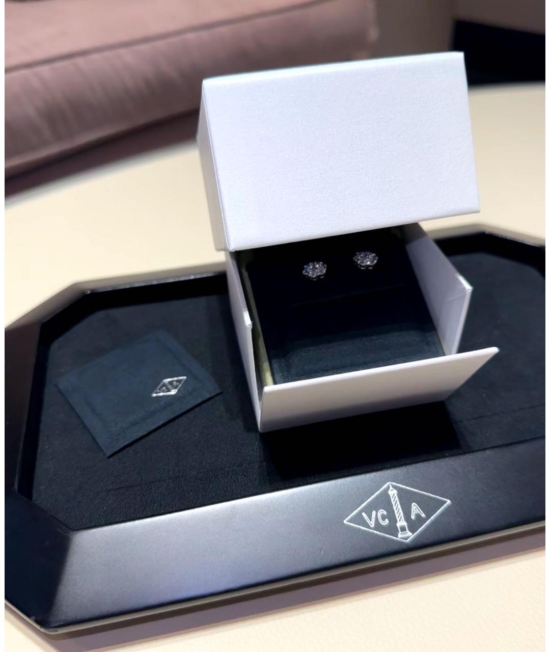 VAN CLEEF & ARPELS Белые серьги из белого золота, фото 3