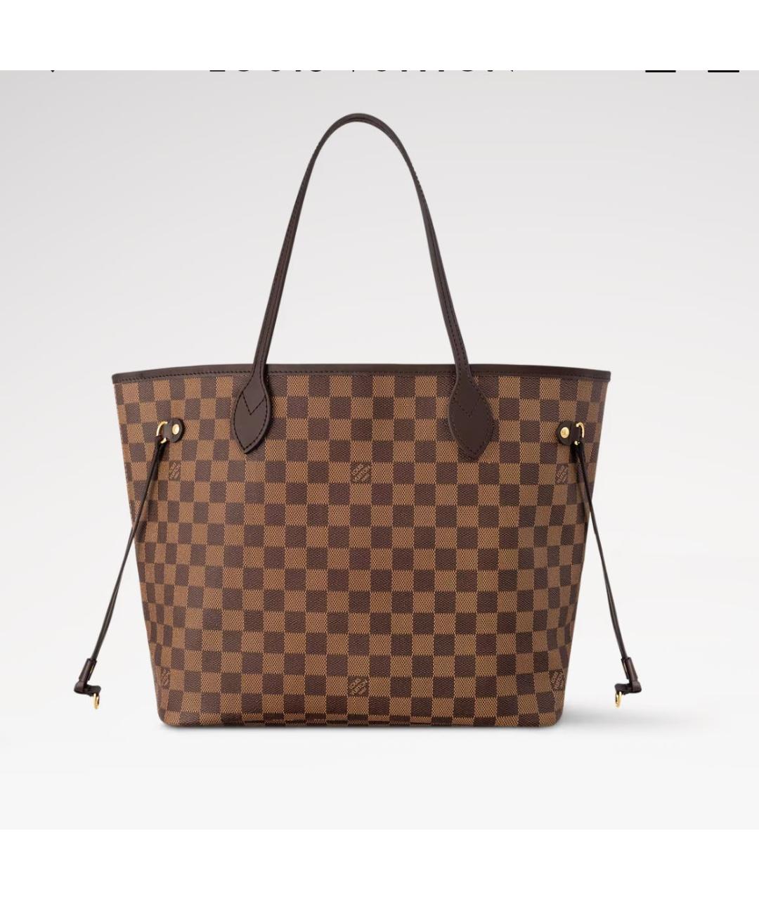 LOUIS VUITTON Коричневая сумка тоут, фото 1