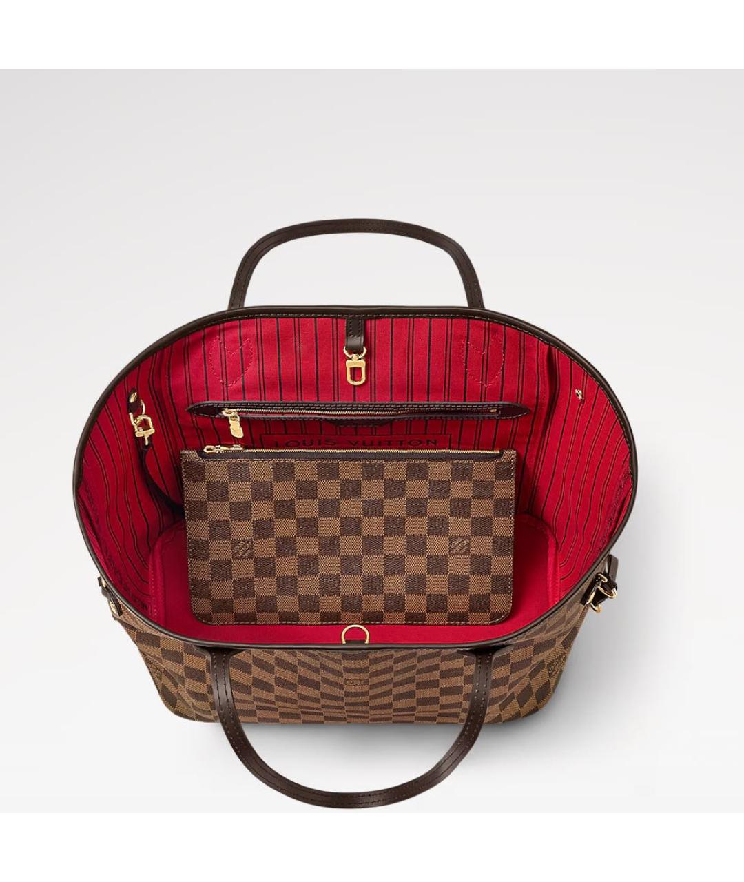 LOUIS VUITTON Коричневая сумка тоут, фото 2