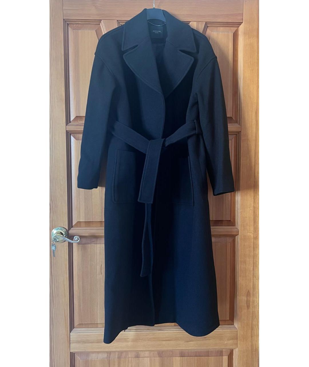 WEEKEND MAX MARA Черное пальто, фото 4