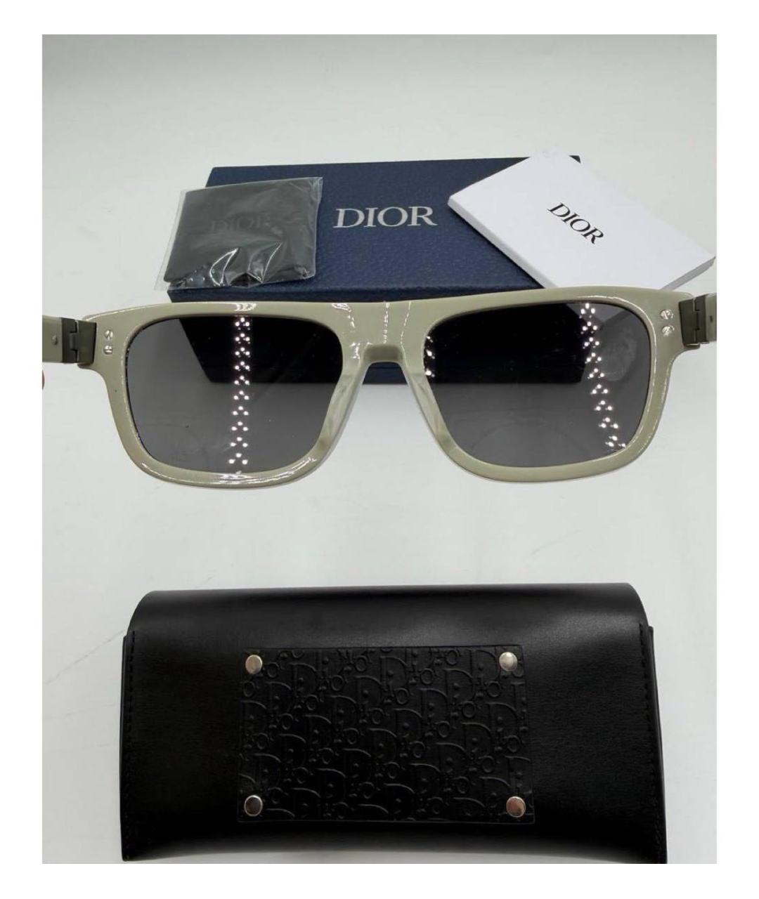 CHRISTIAN DIOR Бежевые солнцезащитные очки, фото 6