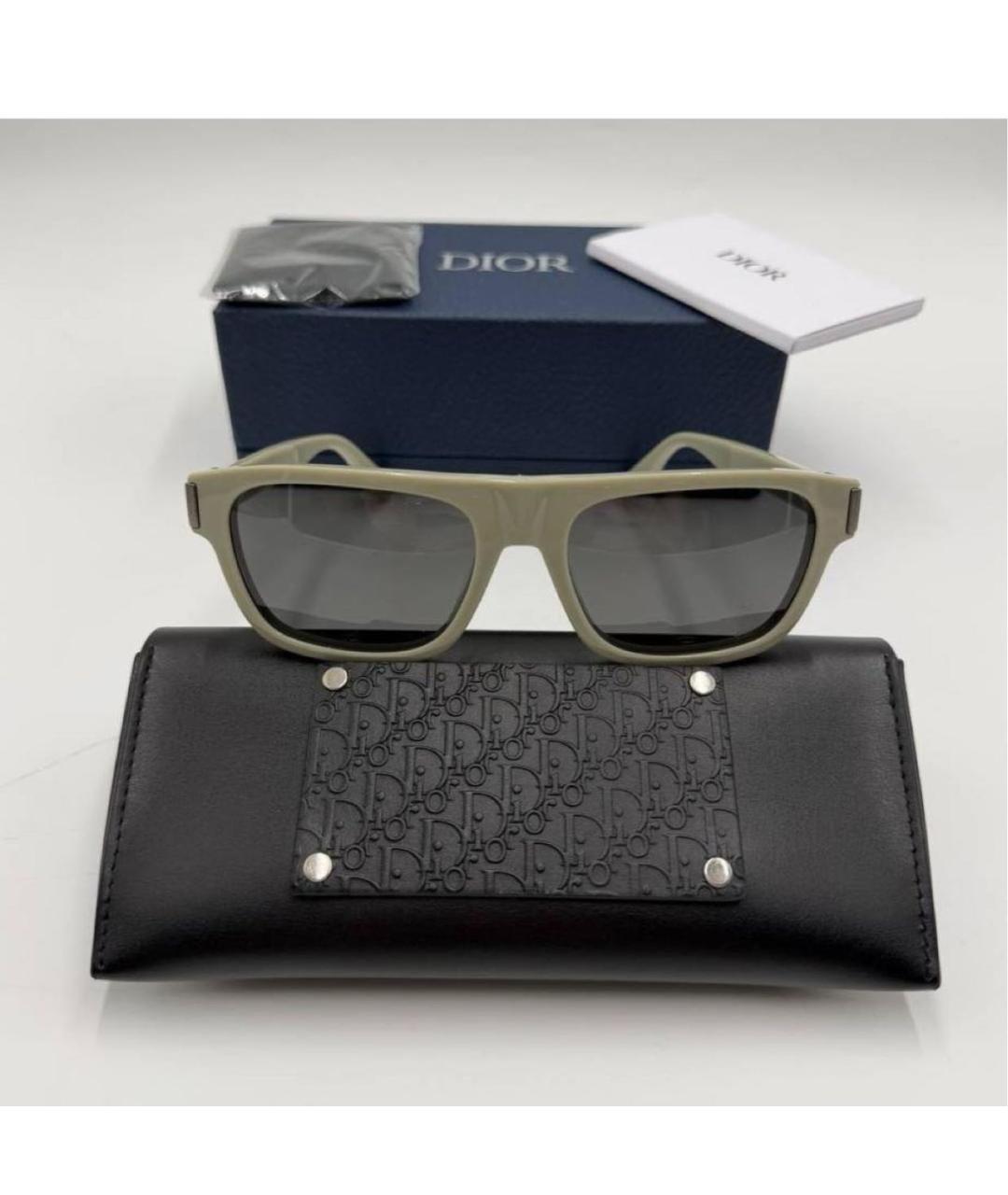 CHRISTIAN DIOR Бежевые солнцезащитные очки, фото 4