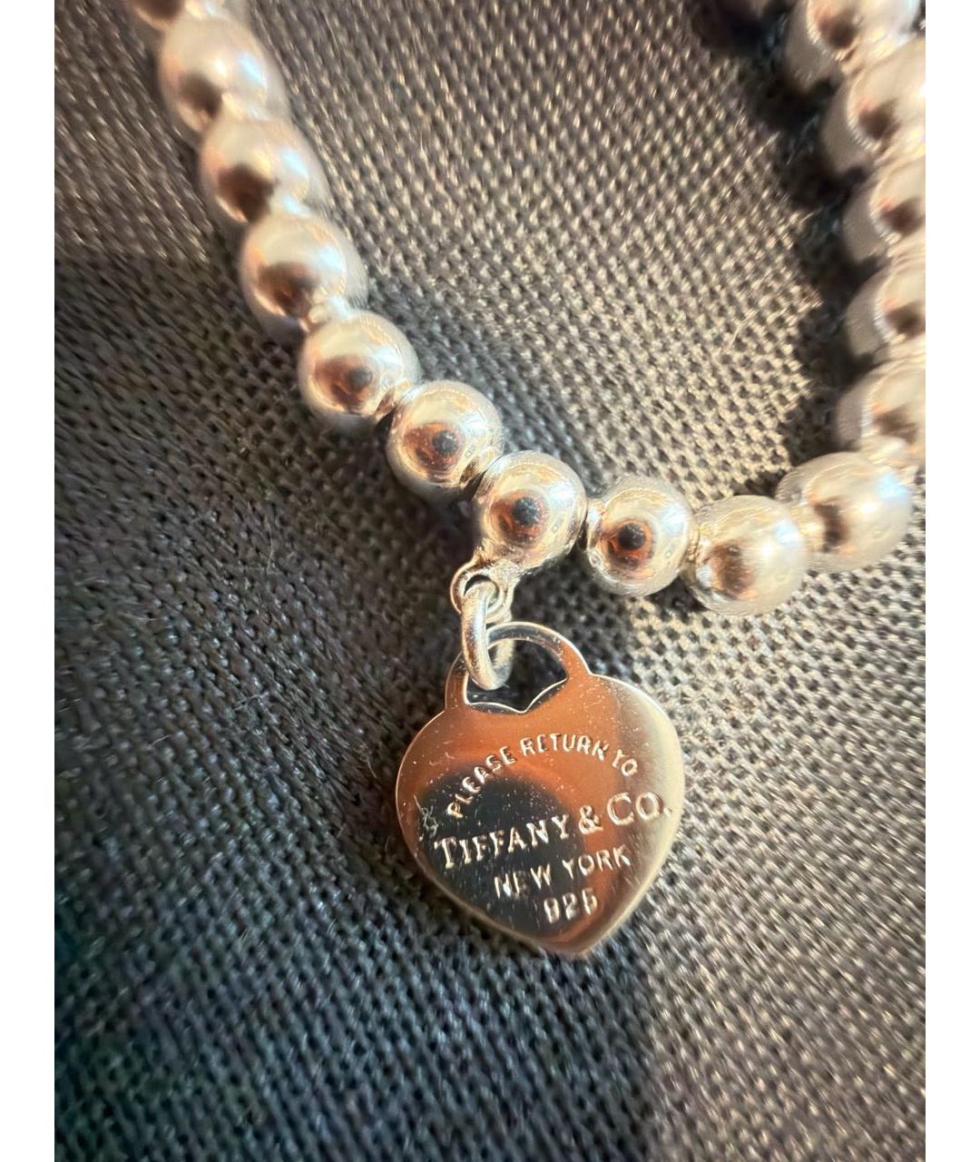 TIFFANY&CO Бирюзовый серебряный браслет, фото 3