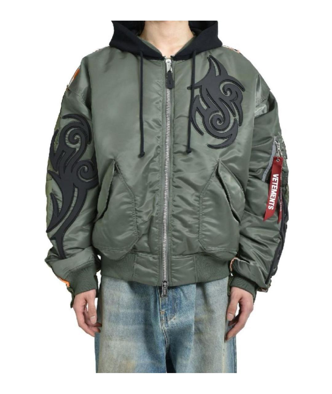 VETEMENTS Зеленая куртка, фото 5