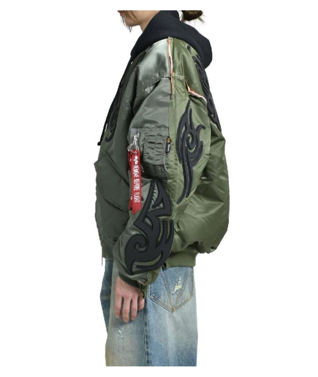 VETEMENTS Зеленая куртка, фото 7