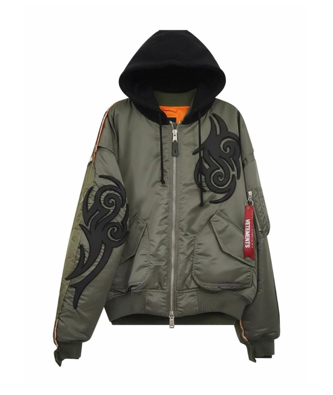 VETEMENTS Зеленая куртка, фото 1